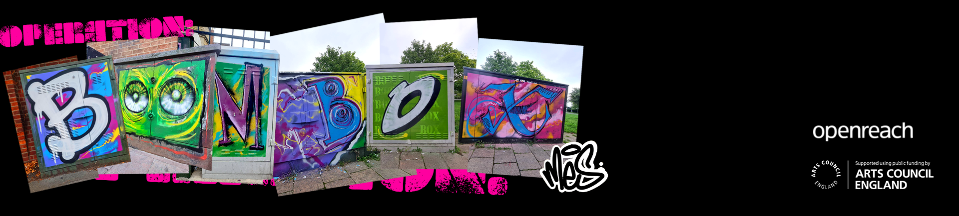 MES Crew's OPERATION BOOMBOX - Supported using public funding by Arts Council England