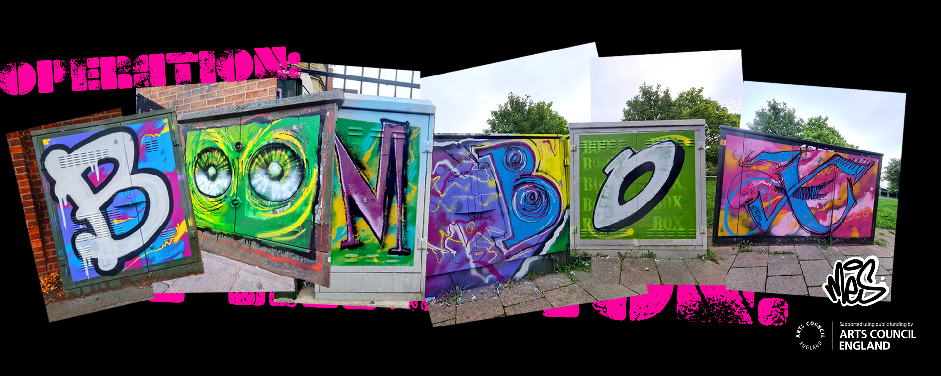 MES Crew's OPERATION BOOMBOX - Supported using public funding by Arts Council England