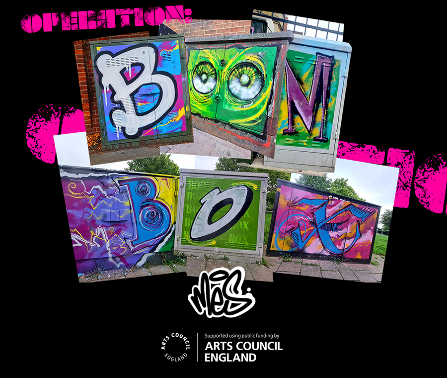 MES Crew's OPERATION BOOMBOX - Supported using public funding by Arts Council England
